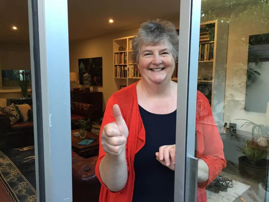 Sue Longbottom, a happy customer